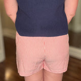 BUTTER MELON RED STRIPE SHORT 6.1
