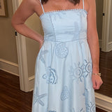 SEASIDE EYELET MIDI DRESS 1.2