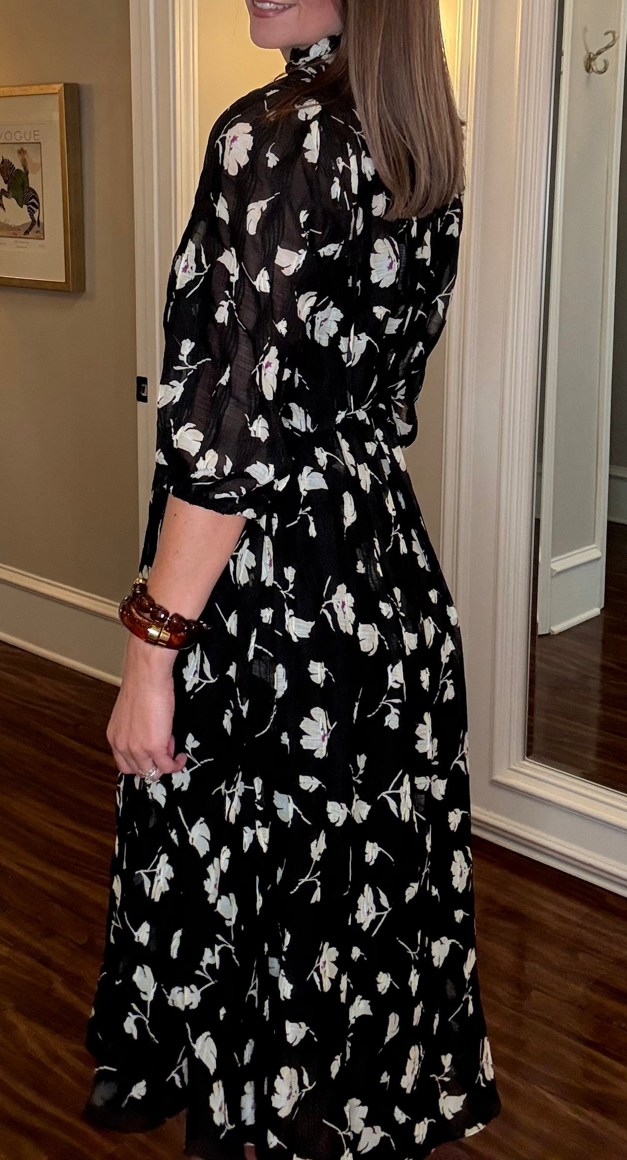 LUCY PARIS DENA FLORAL DRESS 9.5