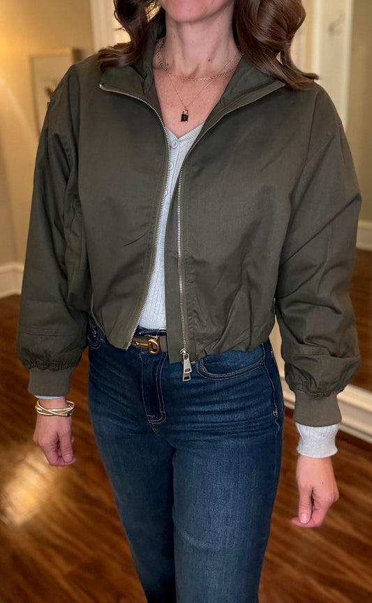 GIGIO MOCK NECK ZIP UP JACKET (multiple colors) 11.6