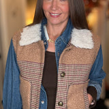 TRU LUX FAUX FUR COLLAR VEST 9.30