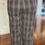 FAUX CUFF PLAID PANT 9.18