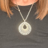 L GEORGE PEACOCK PENDANT