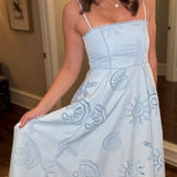 SEASIDE EYELET MIDI DRESS 1.2