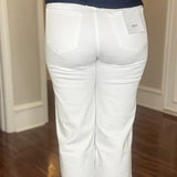 VERVET HIGH RISE PATCH POCKET WIDE LEG JEAN 4.21