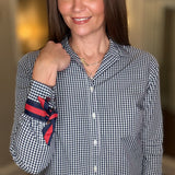 PEARLY VINE AUDREY RIBBON BUTTON UP 8.17