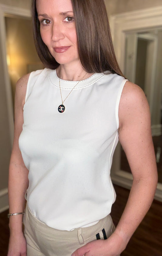 LYSSE KAVITA CREW NECK SHELL 1.2