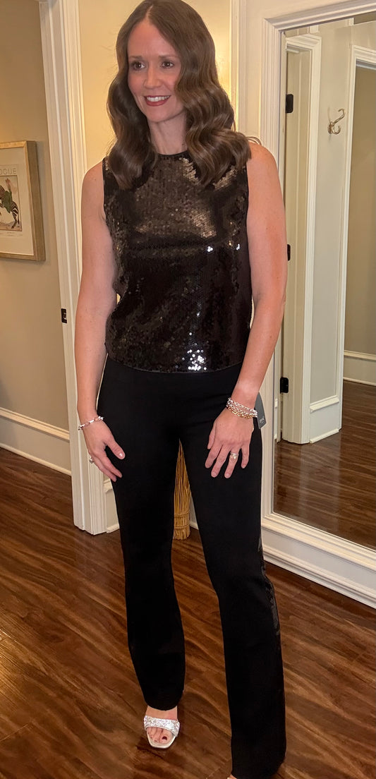 LYSSE ELYSSE SEQUIN EMBELLISHED PANT 10.21