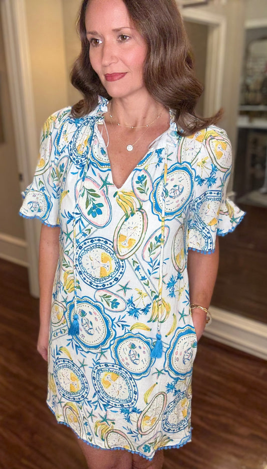 HARVEST ISLAND SHIFT DRESS 1.7