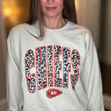 CHIEFS LEOPARD SWEATSHIRT