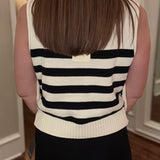 ENTRO STRIPED SWEATER VEST 2.18