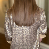 VOY LEOPARD PRINT METALIC TOP 8.31