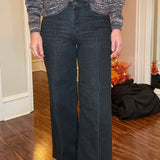 FDJ OLIVIA BLACK PINTUCK JEAN 9.21