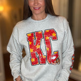 CHIEFS STARS SLEEVE SWEATSHIRT