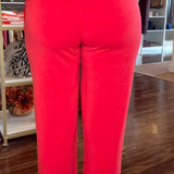 CRIMSON KNIT WIDE LEG ANKLE PANT 10.6