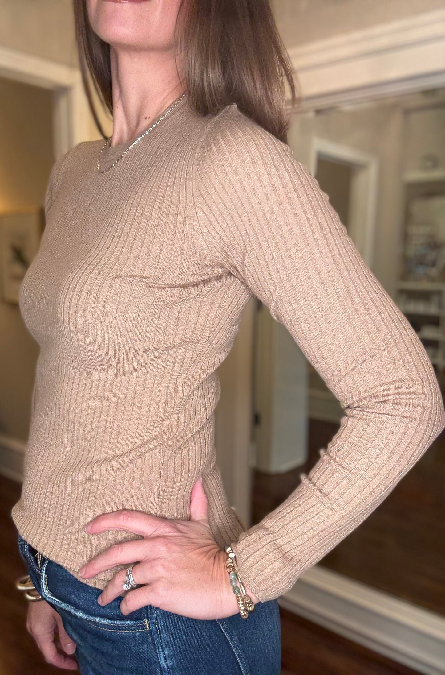 HYFVE CREW NECK RIBBED SWEATER 8.26