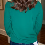 BLOUSE WITH CHAIN LINK NECKLINE 1.9