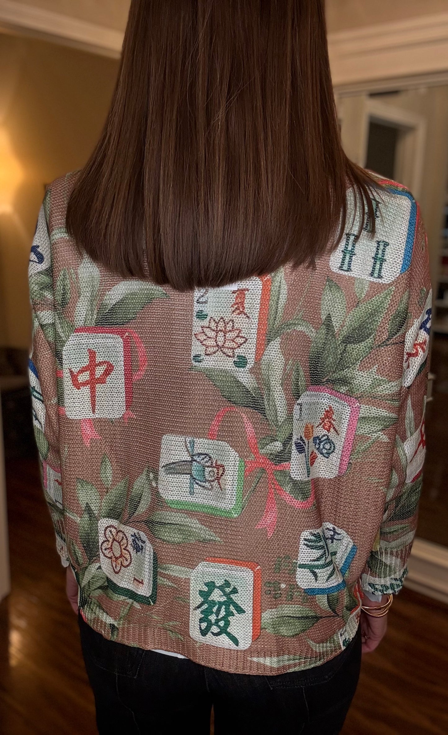BRAND BAZAR DESIGNER MAHJONG SWEATER 10.21
