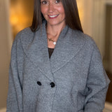 SHAWL COLLARED KNIT JACKET 9.10