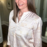 LYSSE ASHANTI ROLL TAB VNECK TOP 3.26