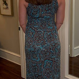 SLEEVELESS TURQUOISE MAXI DRESS 12.23