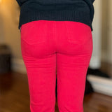TRU LUX RED STRAIGHT ANKLE JEAN 9.30