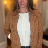 MOLLY BRACKEN SUEDED JACKET 10.12