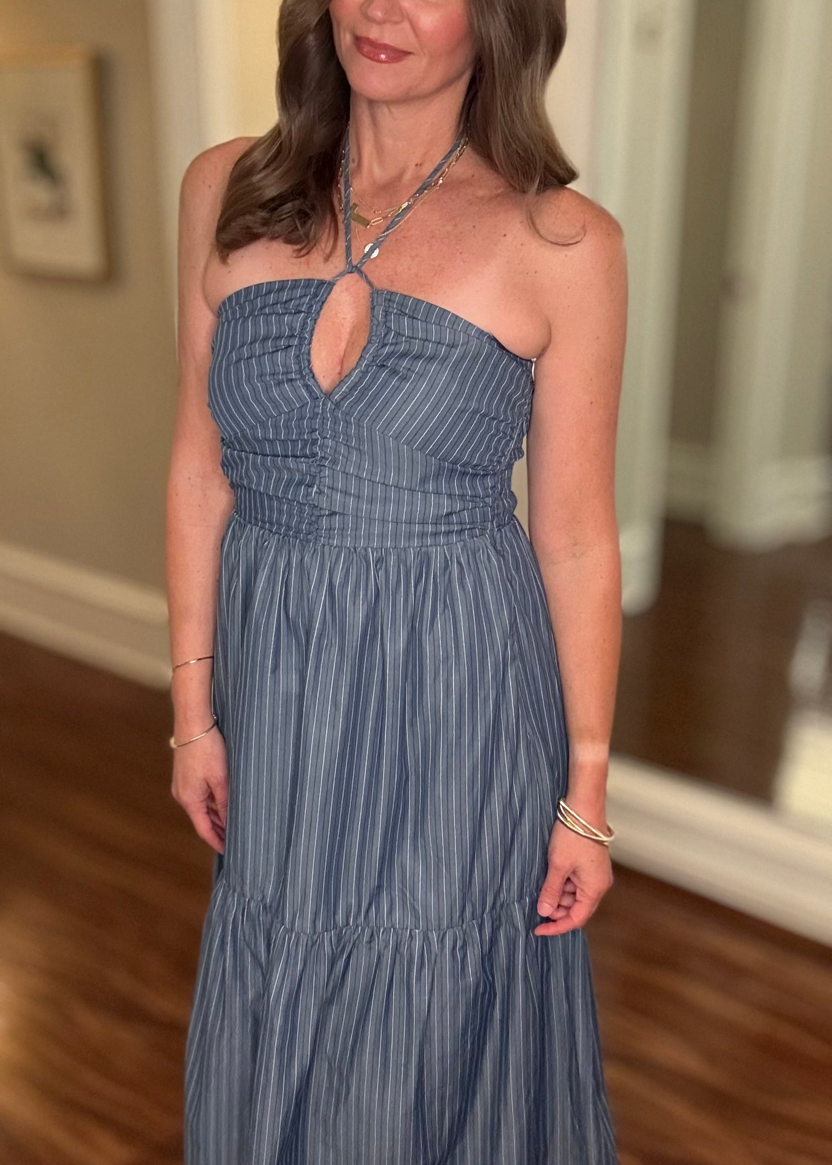 aeries halter dress Bishop + Young Aeries Halter Dress