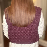 COGNAC CROPPED VEST 8.28