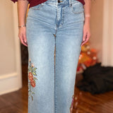 TRU LUXE CUFFED AND EMBROIDERED JEAN 9.26