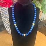 SUSAN SHAW BLUE BAILEY NECKLACE #3908G