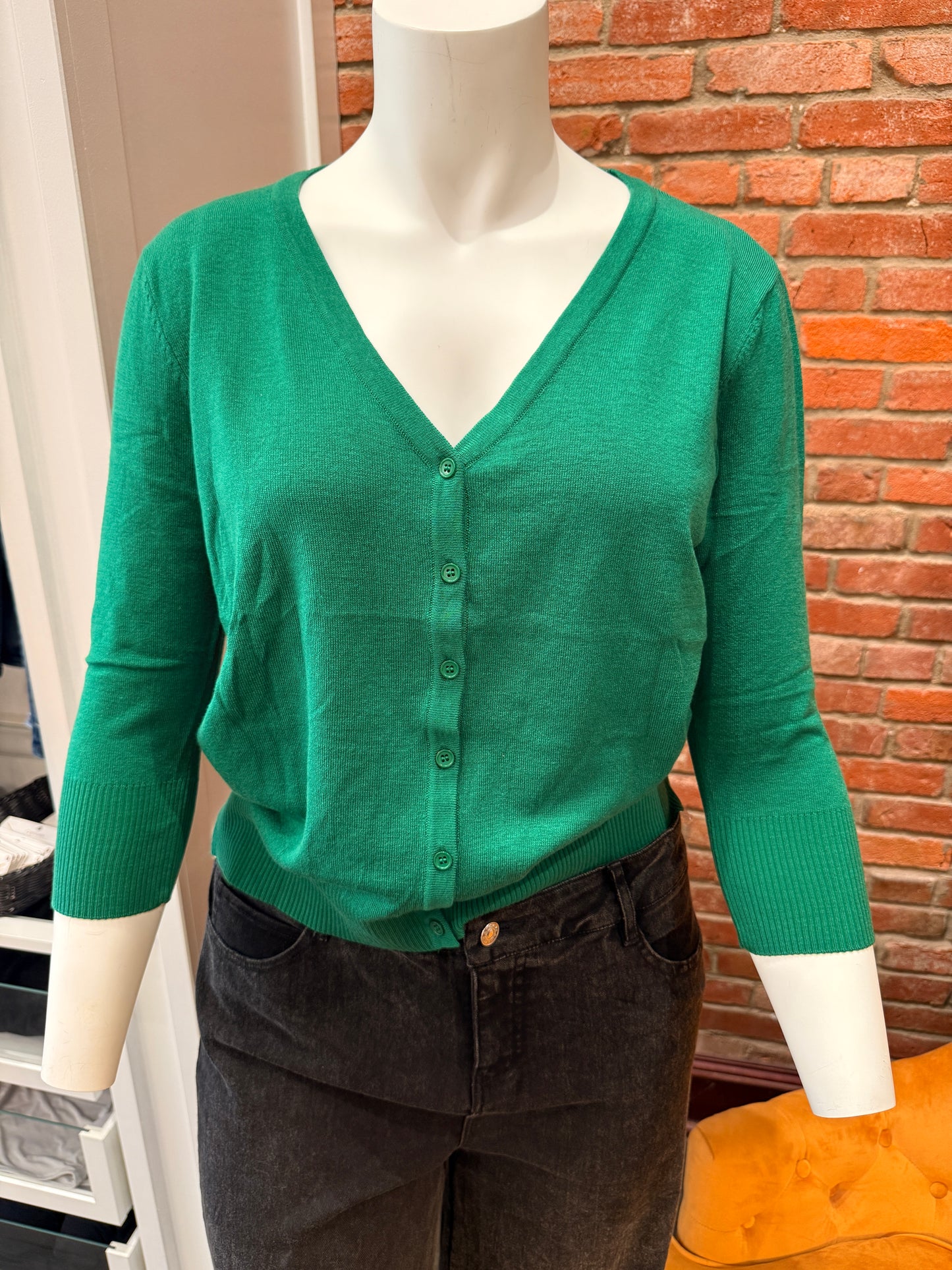 EXTENDED SIZE CARDIGAN SWEATER 7.24