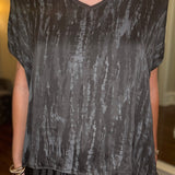 LOOK MODE SATIN V-NECK TOP (multiple colors) 8.26