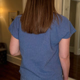 IVY JANE POPOVER STRIPE TOP 1.30