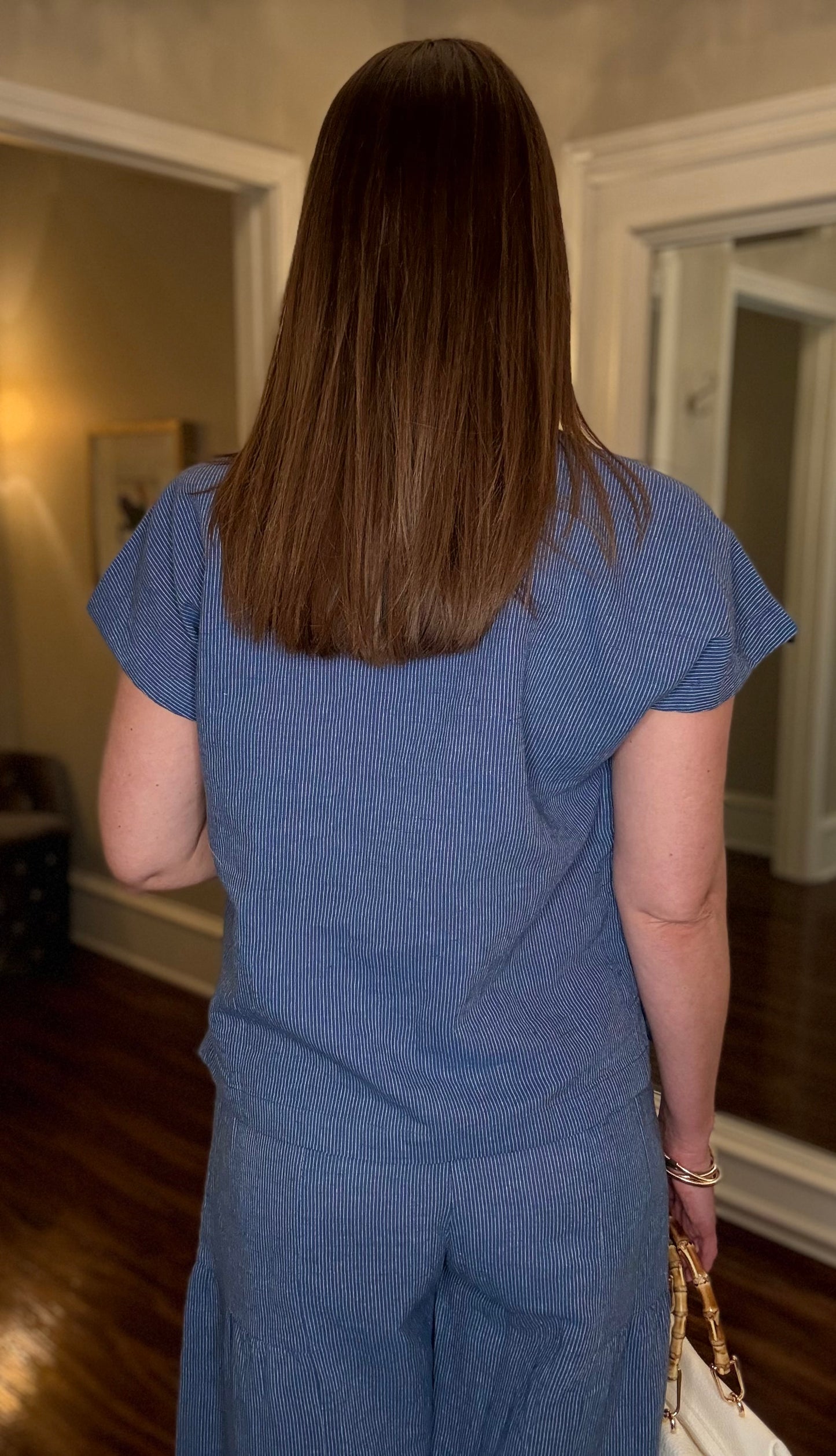 IVY JANE POPOVER STRIPE TOP 1.30