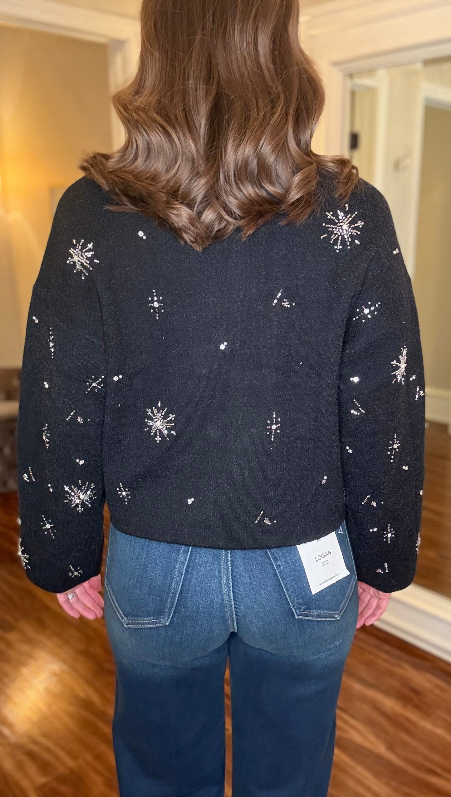 LYSSE SCOTTIE EMBELLISHED KNIT JACKET 10.21