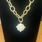 SUSAN SHAW COTTON PEARL NECKLACE 3831W