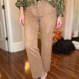 HIDDEN SUEDE CARAMEL PANT 10.6