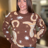 FUNSPORT COUNTRY TAUPE SWEATER 8.17