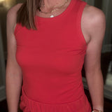 MONO B MICRO RIBBED TANK TOP 3.25