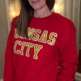 KC RED SPARKLE SWEATSHIRT 11.8