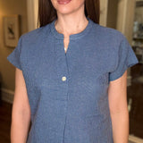IVY JANE POPOVER STRIPE TOP 1.30