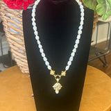 SUSAN SHAW FLEUR DE LIS NECKLACE 3219