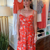 VELVET HEART KALLIE ORANGE DRESS 5.27
