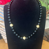 SUSAN SHAW BAILEY BLACK NECKLACE #3905G