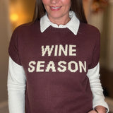 WINE SEASON SHORT SLEEVE SWEATER 9.30