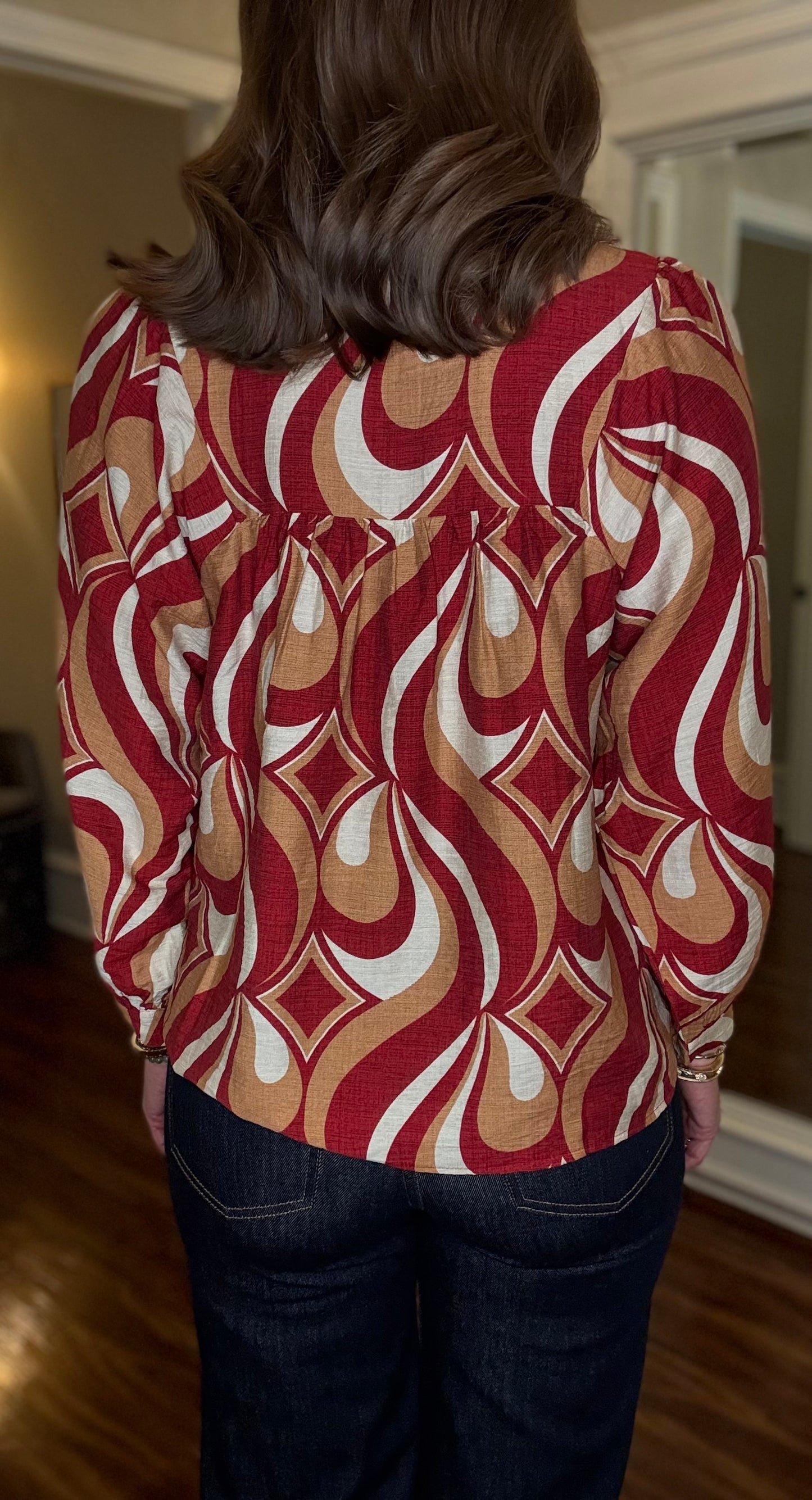 JODIFL PATTERNED TOP 9.30