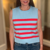 ENTRO BLUE/RED STRIPE VEST 5.13