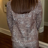SNAKE PRINT BLAZER 2.10