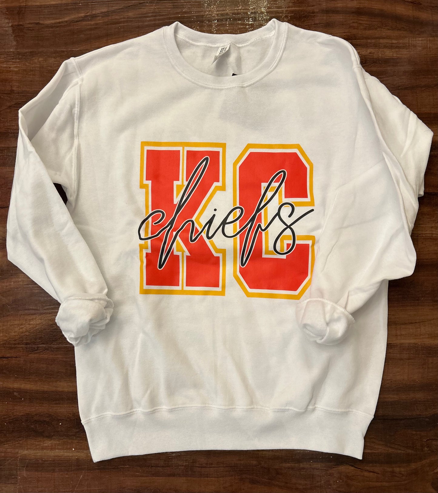 KC CHIEFS BLOCK SWEATSHIRT 1.7